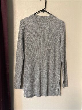 RB33 Top Shop Long Tunic Sweater With Slits Size 8